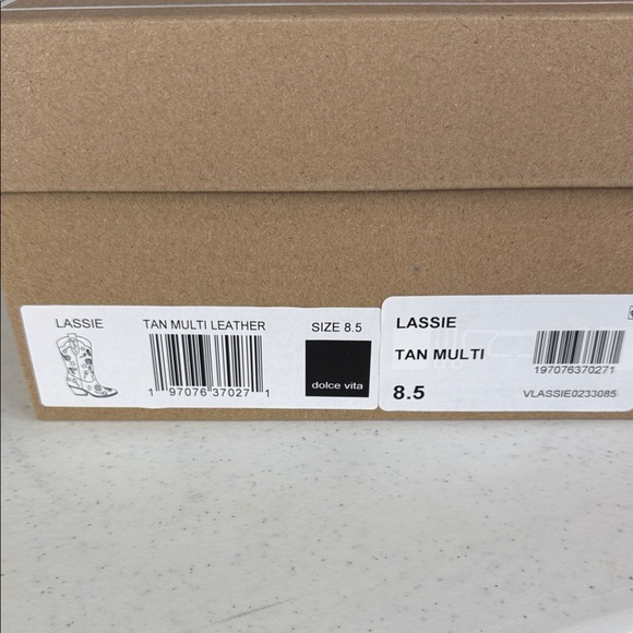 Dolce Vita Women's Lassie Western Boot Sz 8.5 Tan/ Multi - Picture 9 of 12